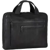 Leonhard heyden Den Haag Valigetta Vera Pelle 38 cm Vano porta PC nero