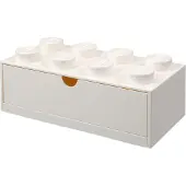 LEGO Cassetto a 8 bottoncini - Bianco