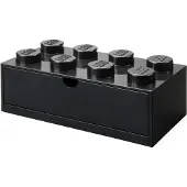 LEGO Cassetto a 8 bottoncini - Nero