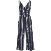 LASCANA Tuta jumpsuit marino / bianco