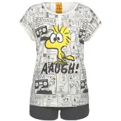 Peanuts Shorty giallo / grigio / bianco