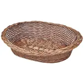vidaXL Cestino per cani in vimini naturale 50 cm