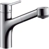 Hansgrohe HG Einhandmischer Brause Metropol mit Hebelgriff verchromt