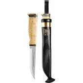 Marttiini Suomi-Finland 548018W Polished 1.4034, Bronze Curly Birch, coltello fisso