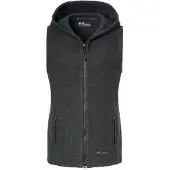 Mufflon Women's Momo Gilet in lana merino Donna (XS, grigio/nero)