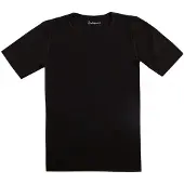 Joha T-Shirt 85/15 Intimo lana merinos Uomo (XXL, nero)