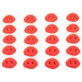Wataaah Dojo Foot Appigli da arrampicata bianco/rosso