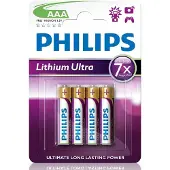 Philips Litio Ultra FR03 Mignon AAA 4 pezzi