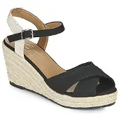 Tom Tailor Sandali con zeppa NOUMI donne - Nero - 41