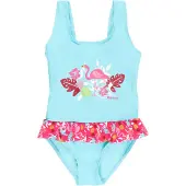 Playshoes Costume intero turchese / lime / rosa / pitaya / bianco