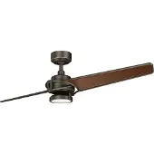 Kichler Ventilatore LED Xety, bronzo oliato, spazzolato