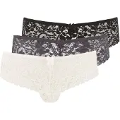 LASCANA String crema / grigio / nero