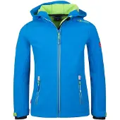TROLLKIDS Kid's Trollfjord Jacket Giacca softshell Bambini (128, blu)