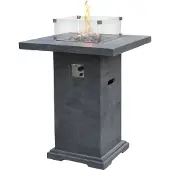 Elementi Gasfeuertisch Montreal 87x87x106 cm Feuerstelle