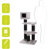 Europet Bernina tiragraffi Comfort Crawford grigio/nero