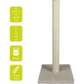 Laroy EBI Graffiatoio a palo alto 90 cm - Beige