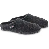 Haflinger Walktoffel Alaska Pantofole (46, nero)