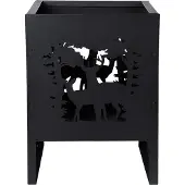 Esschert Design Cesto da fuoco Deer Square