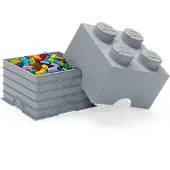 LEGO Mattoncino a 4 bottoncini - Grigio pietra medio