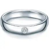 Trilani Anello argento / trasparente