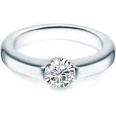 Trilani Anello argento / trasparente