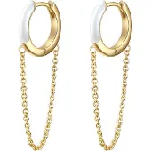 Glanzstücke Orecchini oro / bianco