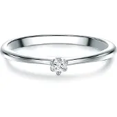Trilani Anello argento / trasparente