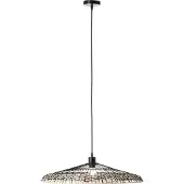 Brilliant Lampada a sospensione Fixi a 1 luce, nero/naturale