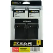 ZEAR Kit + 2 x LP-E17 USB caricabatterie doppio