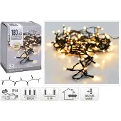 Big Buy Cooking Ghirlanda multifunzionale 180 led bianco caldo 220v 23m ip44