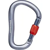 Black Diamond Rocklock Screwgate Carabiner Connettori HMS grigio