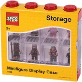 LEGO Espositore per 8 minifigure - Rosso