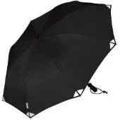 Euroschirm Telescope Handsfree Ombrello nero/grigio