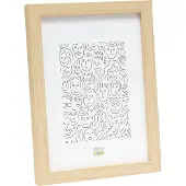 Deknudt Cornice stretta in legno naturale 20x20