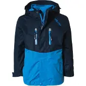 TROLLKIDS Kid's Bryggen 3in1 Jacket Giacca doppia Bambini (164, blu)