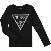 GUESS T-shirts a maniche lunghe SECRA ragazza - Nero - 10 ans