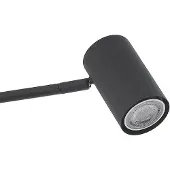 LINDBY Piantana Sanad, altezza 140 cm, nera, metallo, GU10