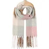 About You Sciarpa 'Jana' grigio / rosa