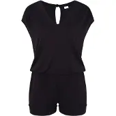 LASCANA Tuta jumpsuit 'Safari' nero