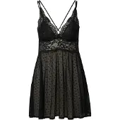 Hunkemoller Negligé 'Beatriz' nero