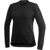 Woolpower Crewneck 200 Maglia a manica lunga (XXS, nero)