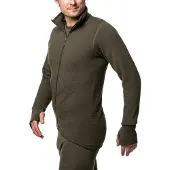 Woolpower Full Zip Jacket 400 Giacca di lana (XXL, olivia)