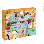 Janod Puzzle Tattile: Un Giorno Allo Zoo 20 Pezzi