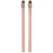 Delabie Tubo di rame , non cromato M10x1AG L365mm, 2 pezzi