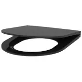 Delabie WC-Sitz Slim S21 schwarz Duroplast mit Deckel
