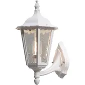 Konstsmide Applique da esterno Firenze, bianco, portalampada superiore, 48 cm