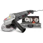 Powerplus Set di smerigliatrici angolari 900 W con valigetta e 6 accessori