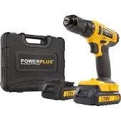 Powerplus POWX00435 - Avvitatore/trapano a batteria 20V LI-ION 2BAT