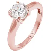 Elli Anello 'Solitär' oro rosé