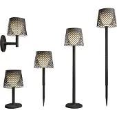 Newgarden Lampada LED solare Greta, nera